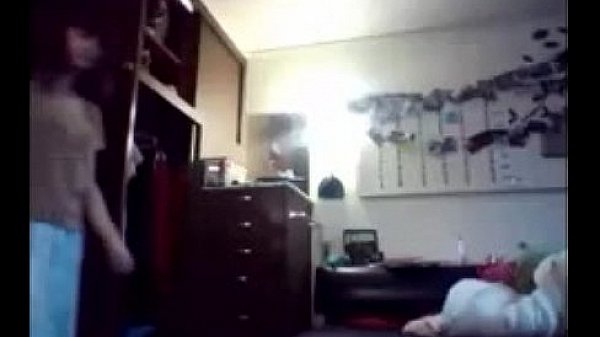 big tit girl masturbates in front of webcam